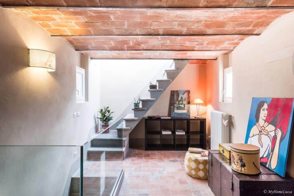 Casa Maria - Attico Di Lusso Vicino Alle Mura Lucca Bagian luar foto